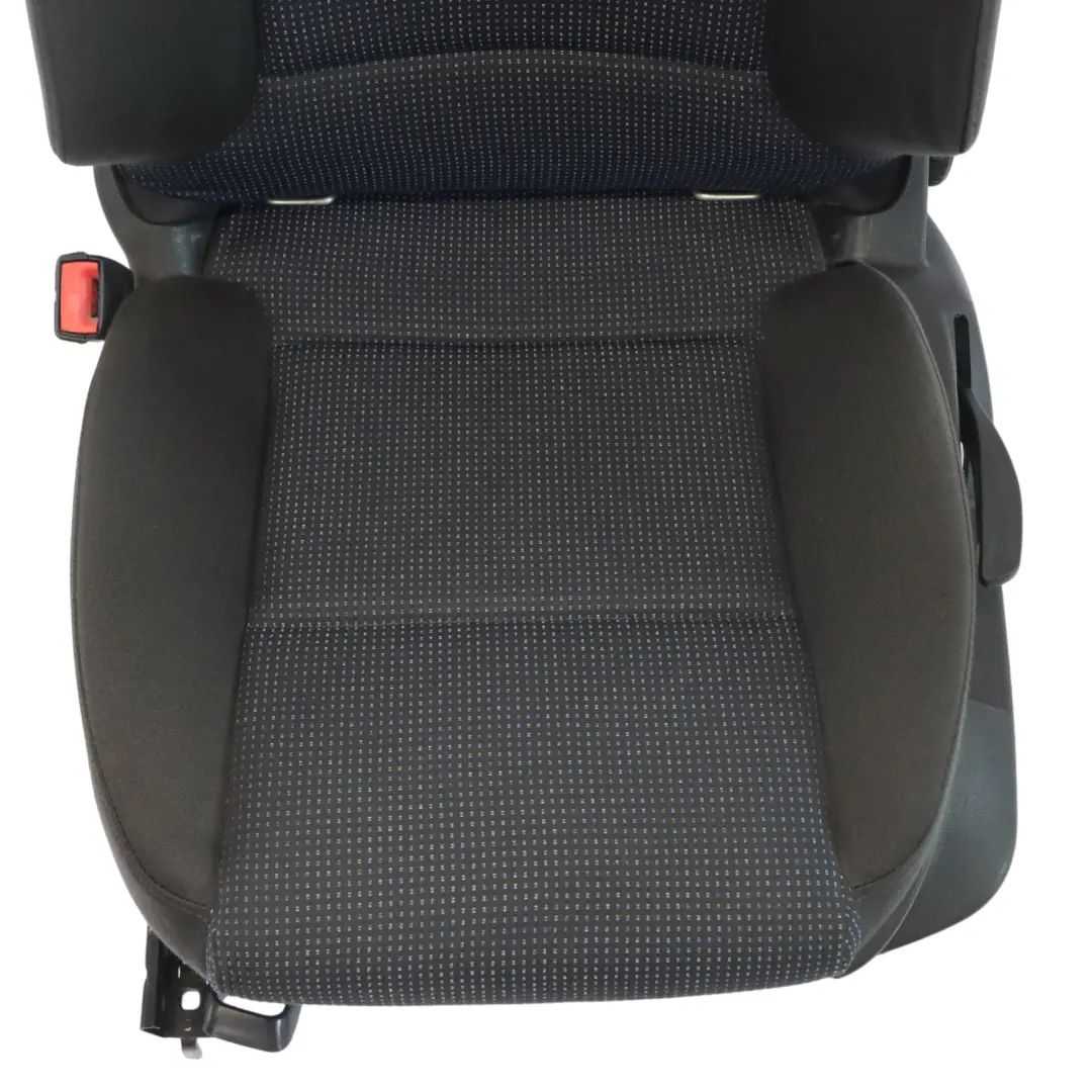 Audi A3 8P Asiento Delantero Derecho Interior Asiento Tela Soul Azul