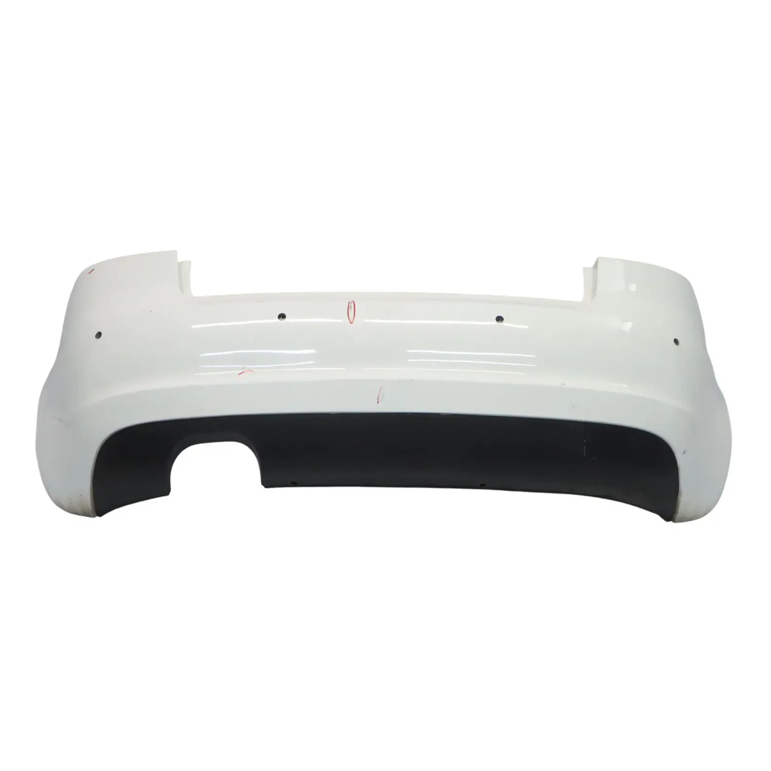 Audi A3 8P Rear Bumper Trim Panel Covering 3-Door Version Ibis White - Y9C