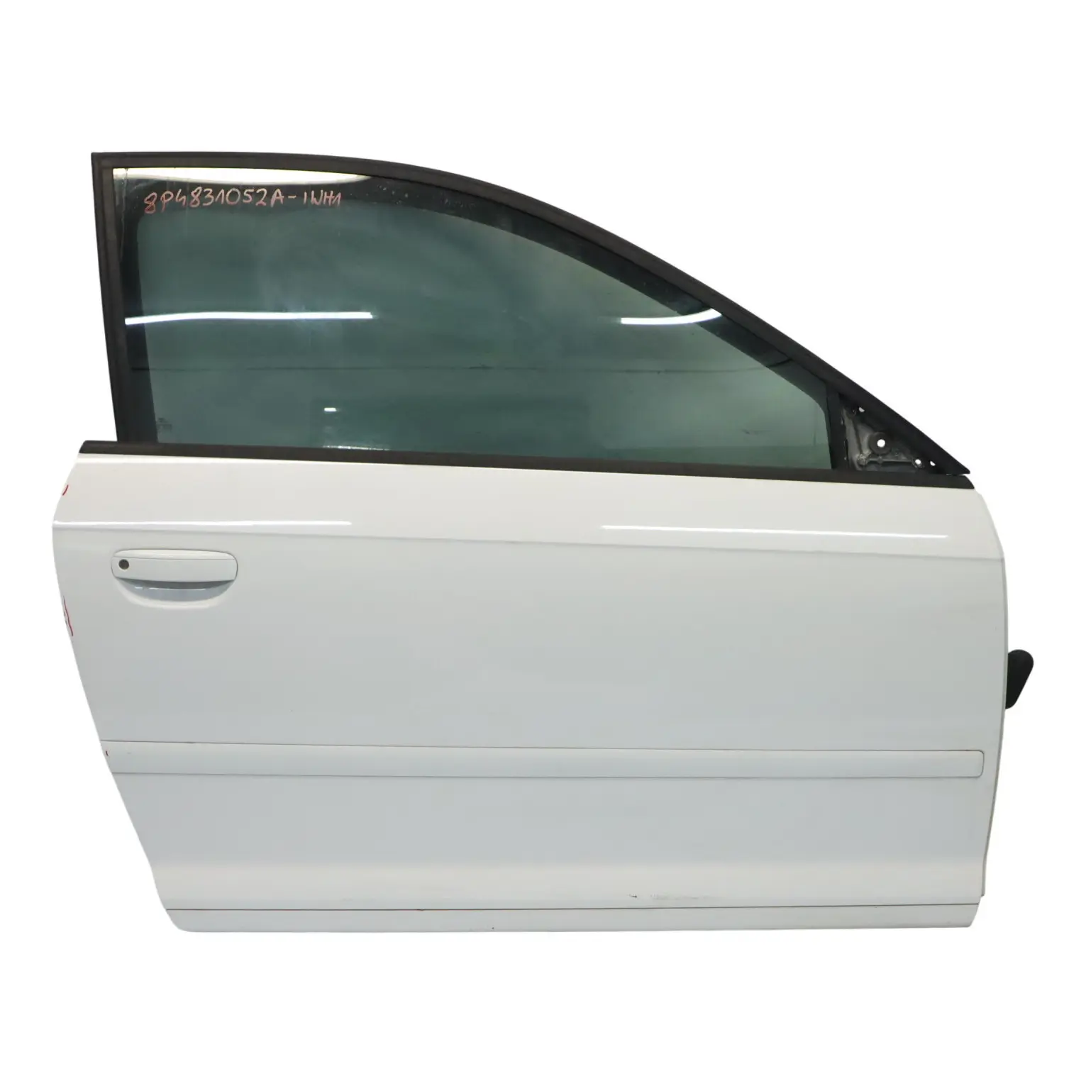 Audi A3 8P Sportback Door Front Right O/S Covering Panel Ibis White - Y9C