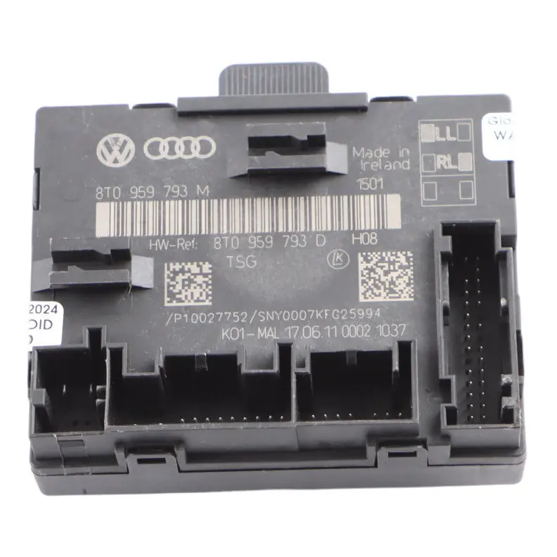 Audi A5 8T Front Door Control Module Unit Right O/S Driver Side 8T0959793D