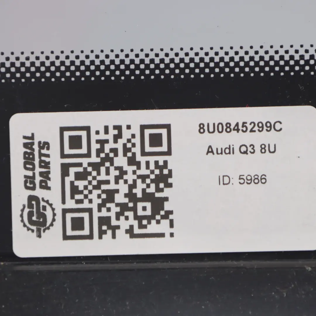 Audi Q3 8U Cristal Fijo Trasero Izquierdo Tintado AS3 8U0845299C