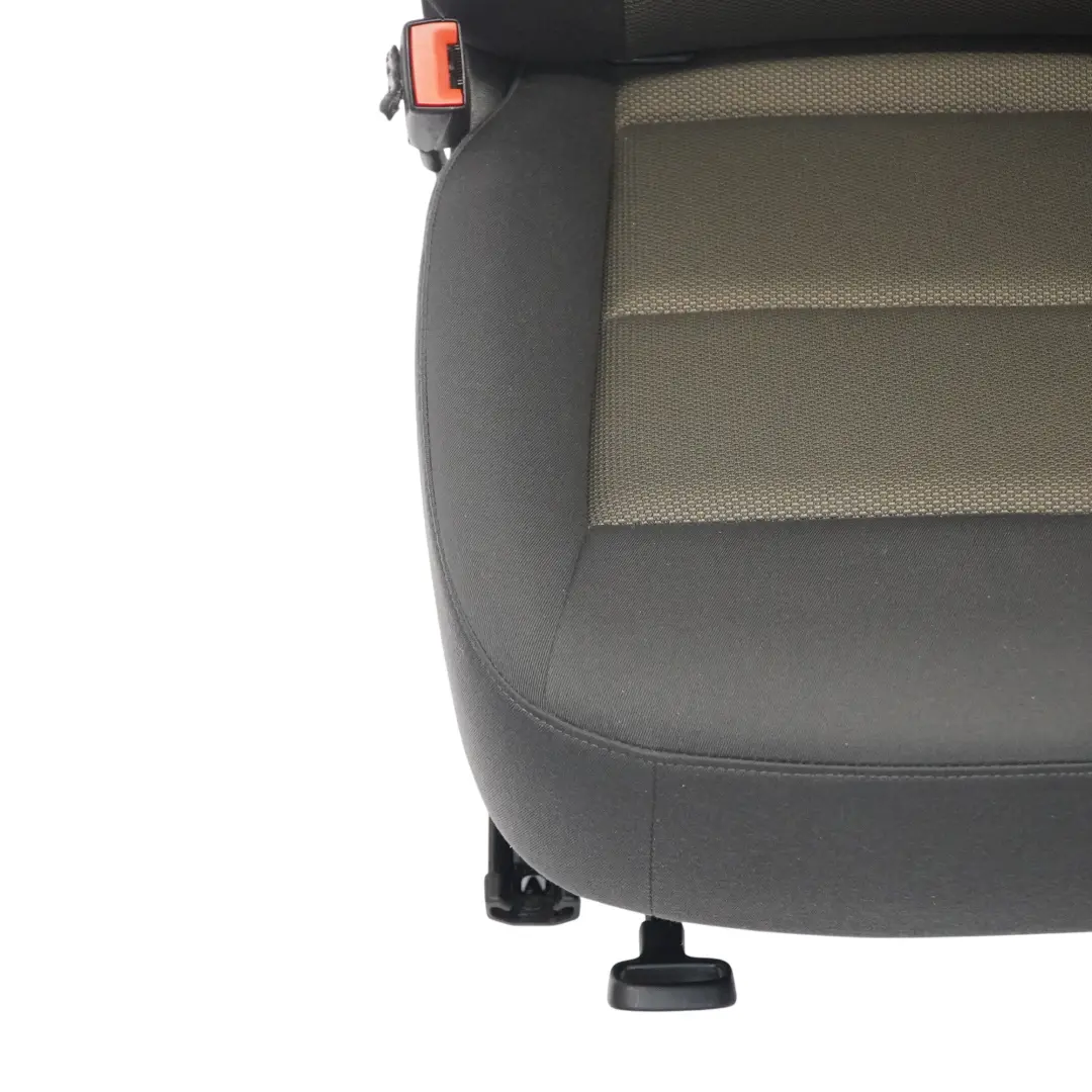 Audi Q3 8U Asiento Delantero Izquierdo Interior Tela Soul Negro Marrón