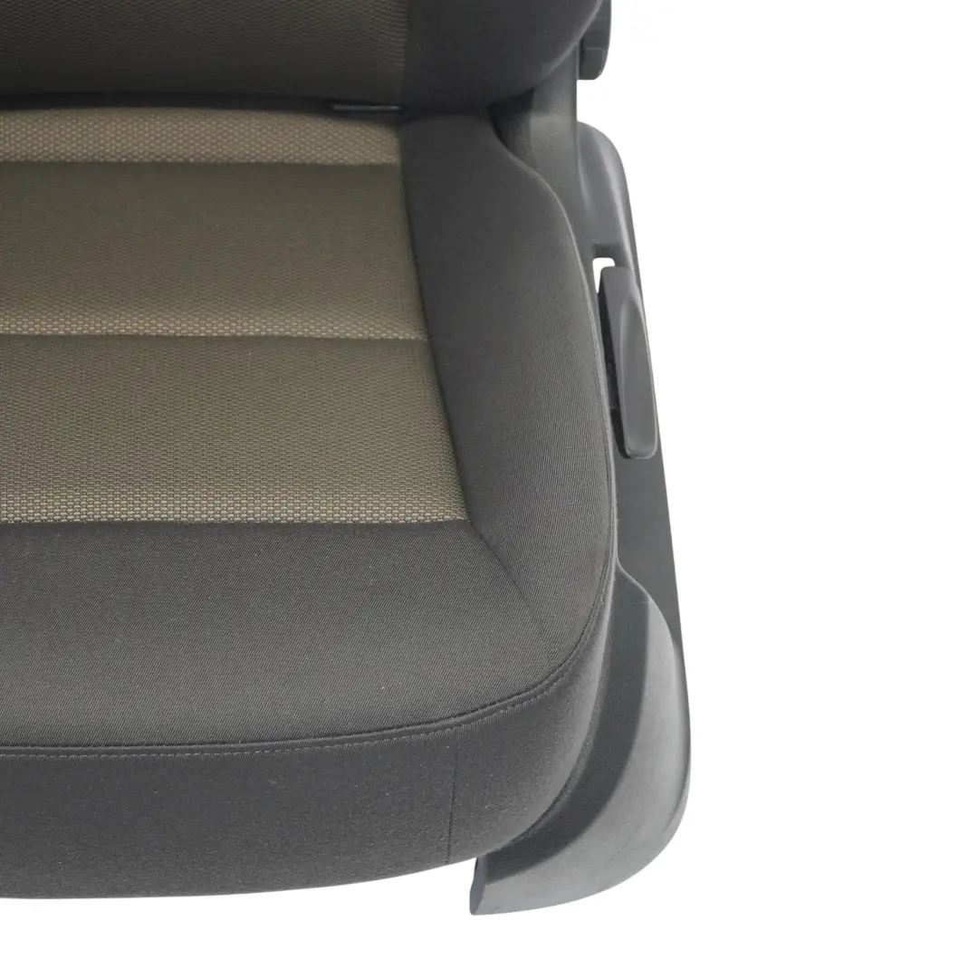 Audi Q3 8U Asiento Delantero Izquierdo Interior Tela Soul Negro Marrón