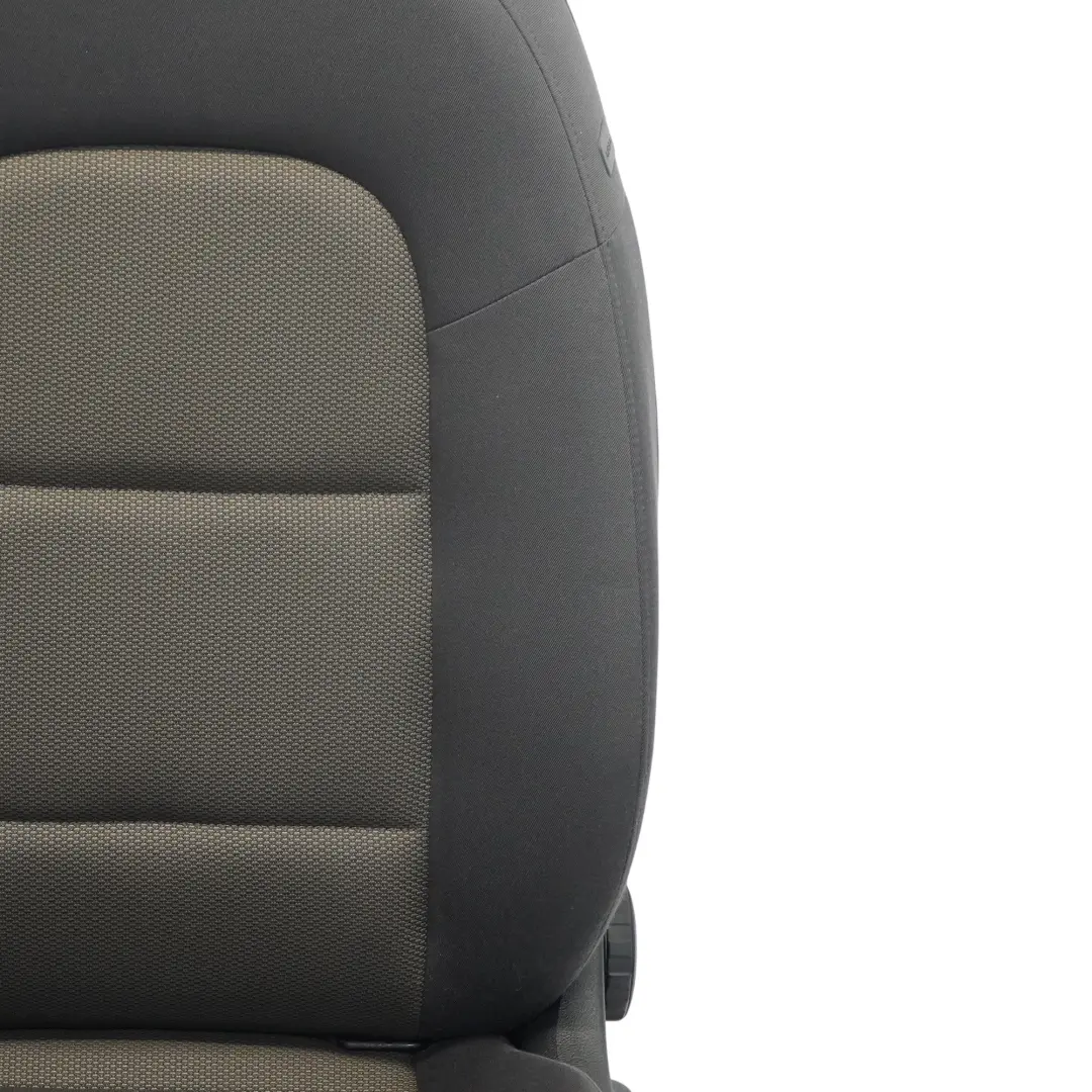 Audi Q3 8U Asiento Delantero Izquierdo Interior Tela Soul Negro Marrón