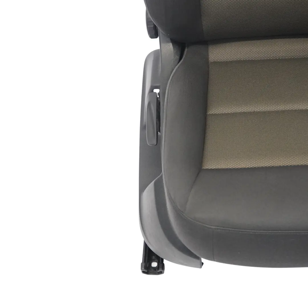 Audi Q3 8U Asiento Delantero Derecho Interior Tela Soul Negro Marrón