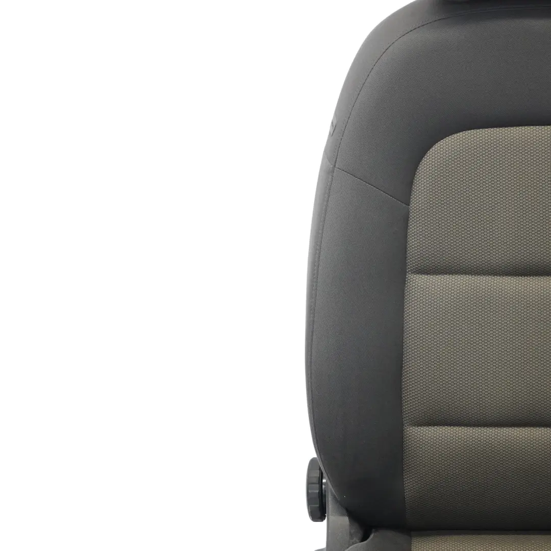 Audi Q3 8U Asiento Delantero Derecho Interior Tela Soul Negro Marrón