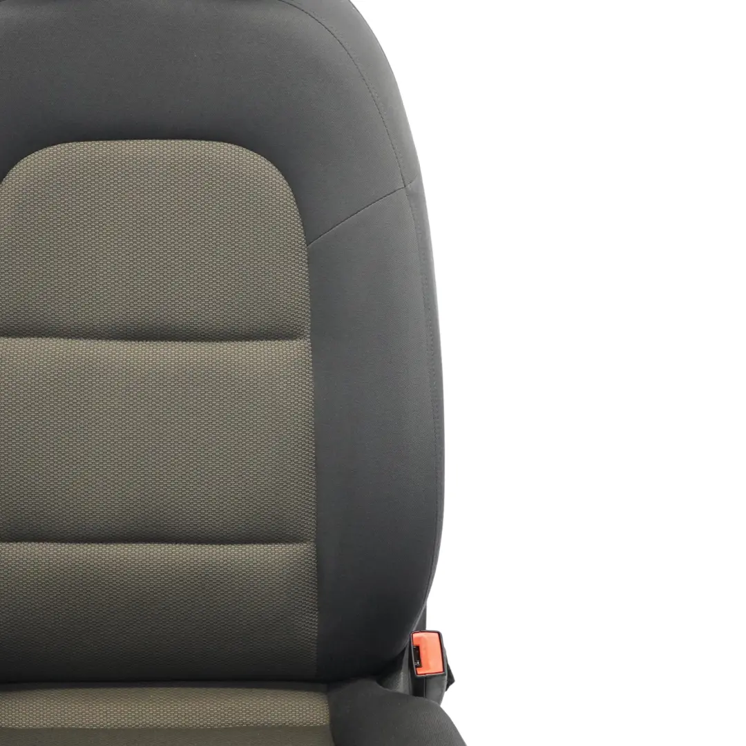 Audi Q3 8U Asiento Delantero Derecho Interior Tela Soul Negro Marrón