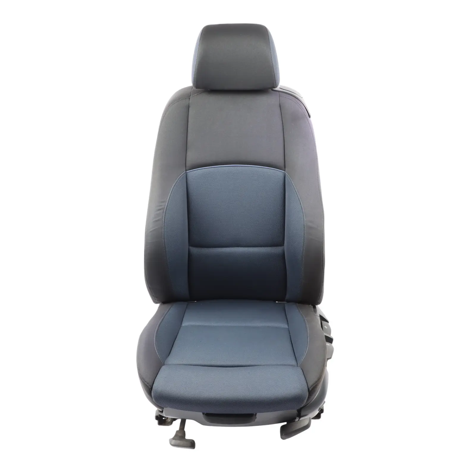 BMW E81 Front Seat M Sport Left N/S Interior Cloth Fabric Network Monaco Blue