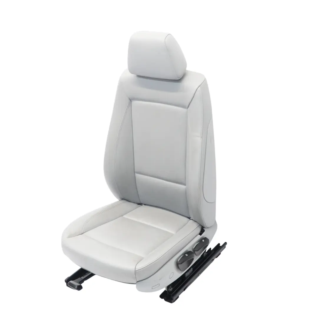 Vordersitz BMW E87 LCI Links Beheizt Grau Alaskagrau Leder Boston Interieur