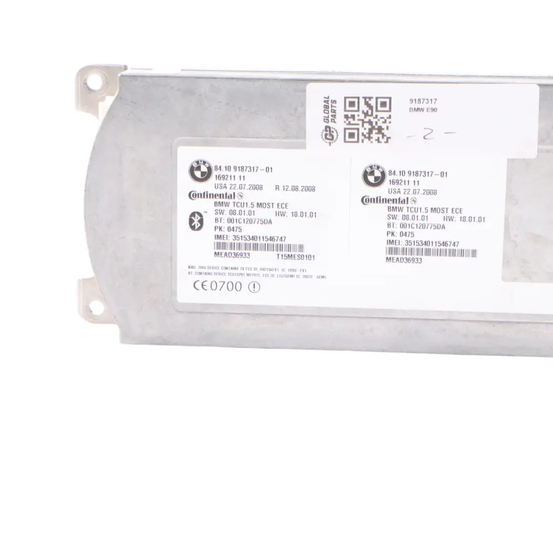 BMW X5 E61 E65 E70 E90 Telematics ECU Control Unit GSM 9187317