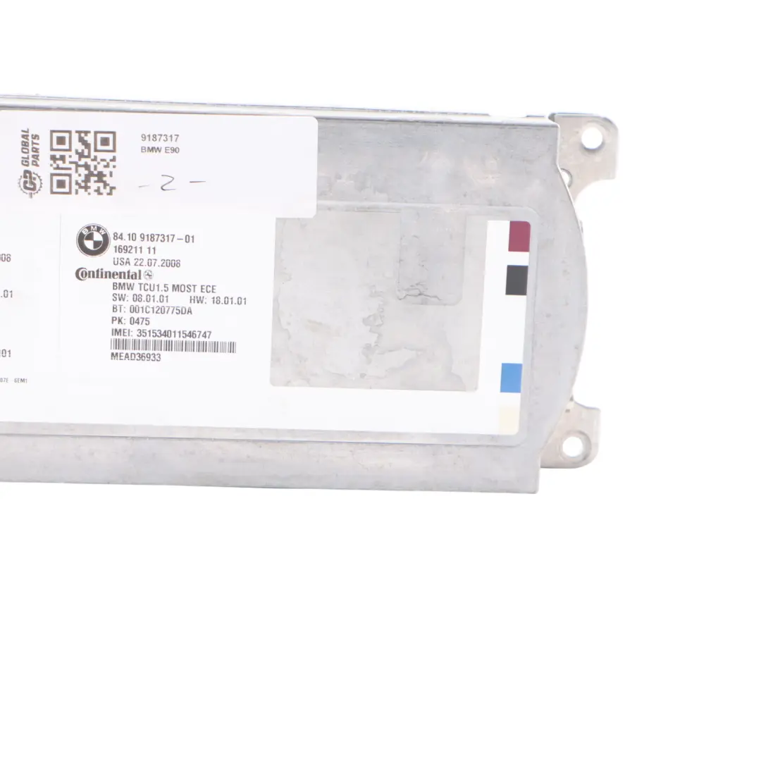 BMW X5 E61 E65 E70 E90 Telematics ECU Control Unit GSM 9187317