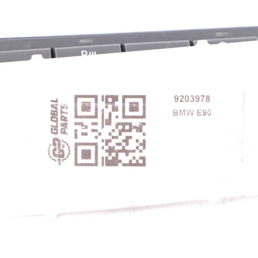 Centre Start Stop PDC DTC Button Control Switch Unit Panel BMW E90 - SKU 9203978 - Part number 9203978