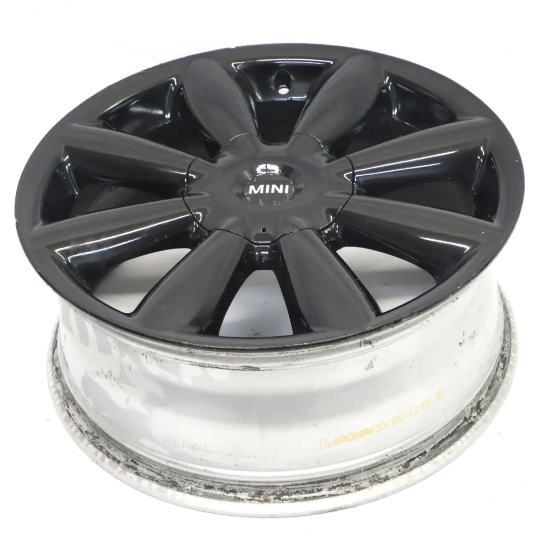 Mini Cooper One R60 R61 Black Wheel Alloy Rim 18" 7,5J ET:52 Turbo Fan 126