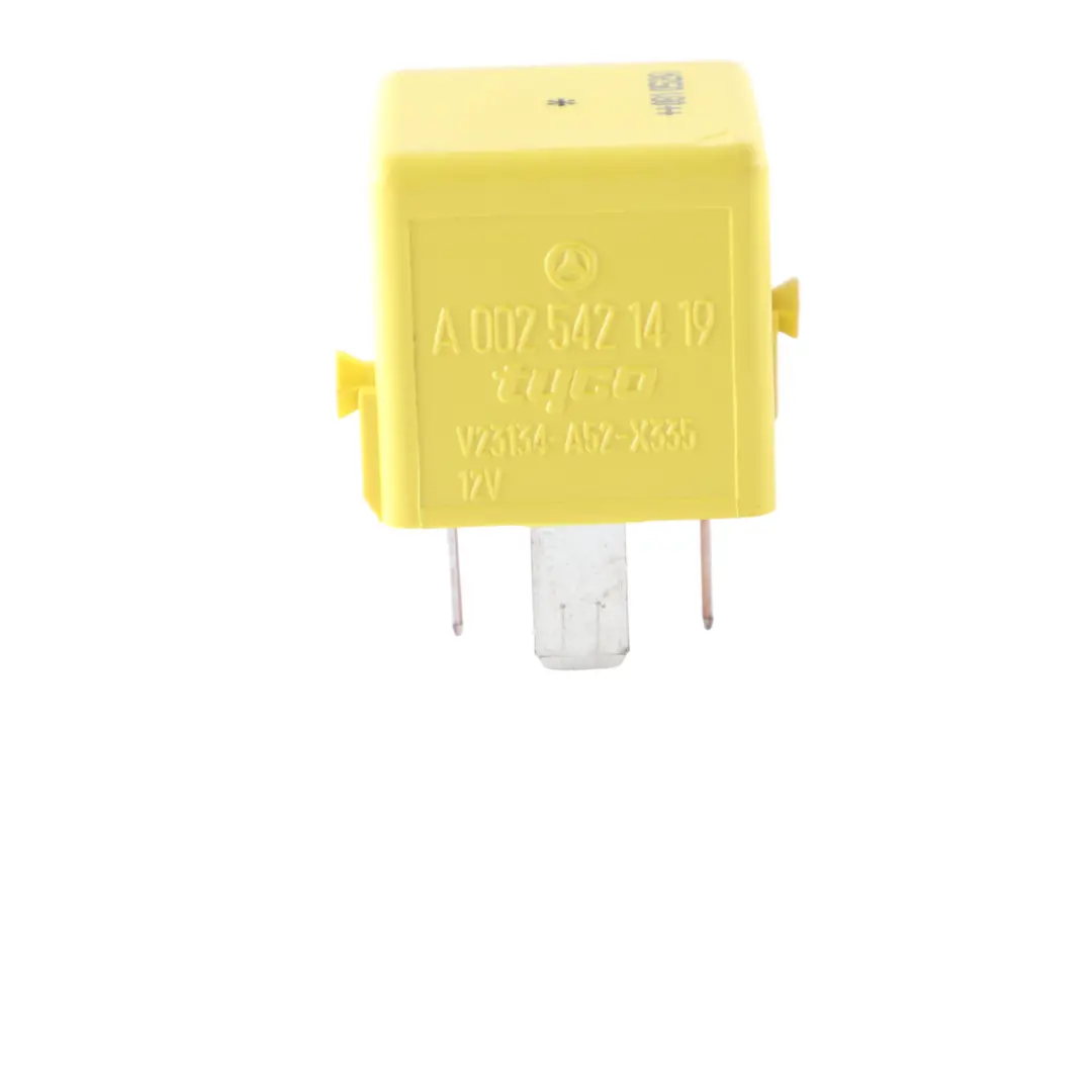 Mercedes A C E M W163 W169 W203 W210 Relay 5-Pin Yellow TYCO A0025421419