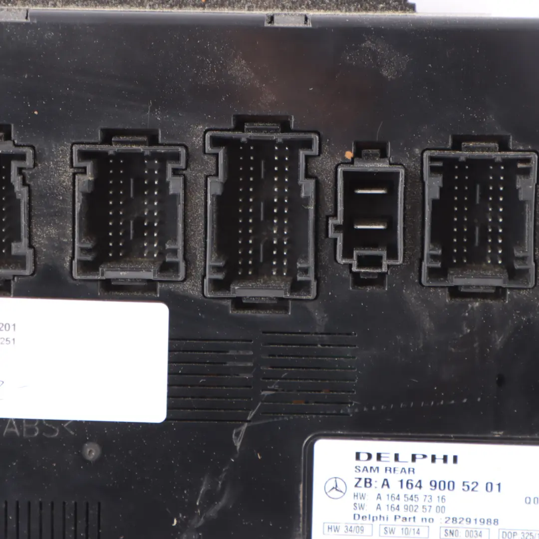 Mercedes V251 SAM Unit Rear Control Module A1649005201