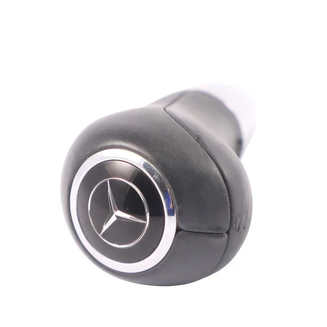 Mercedes W169 W245 Gear Shift Selector Cover Knob Lever Black Chrome Automatic