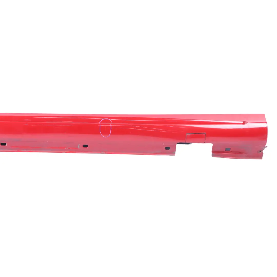 Mercedes W176 W246 Side Skirt AMG Left N/S Door Sill Cover Jupiter Red - 589