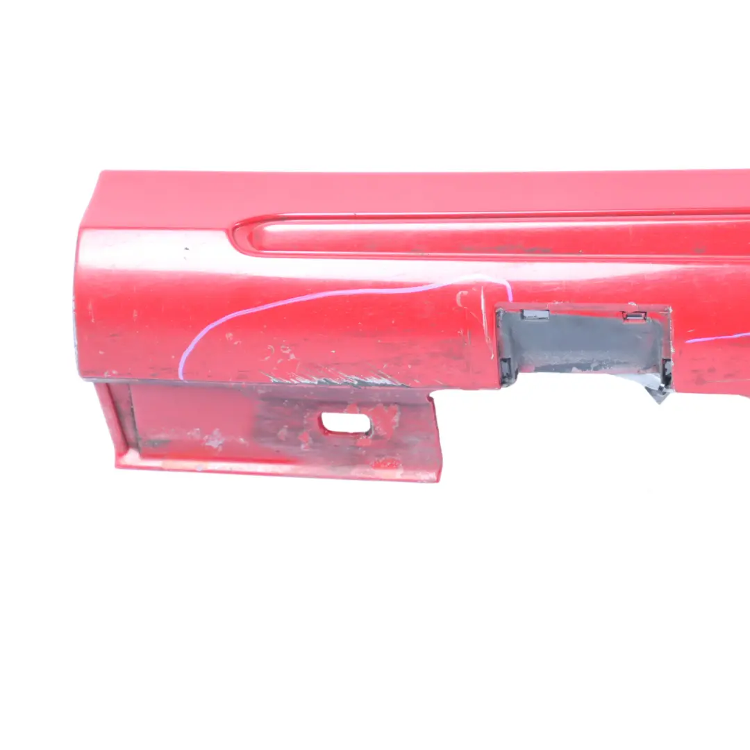 Mercedes W176 W246 Side Skirt AMG Left N/S Door Sill Cover Jupiter Red - 589