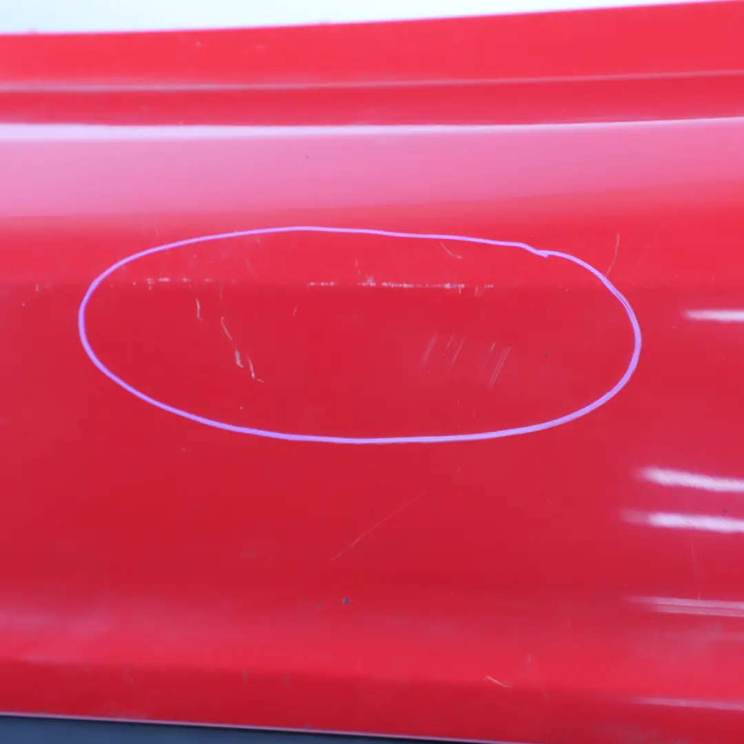 Mercedes W176 Bumper Rear Trim Panel AMG Jupiter Red - 589