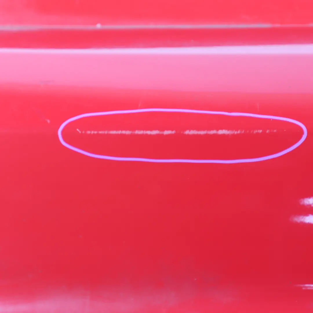 Mercedes W176 Bumper Rear Trim Panel AMG Jupiter Red - 589