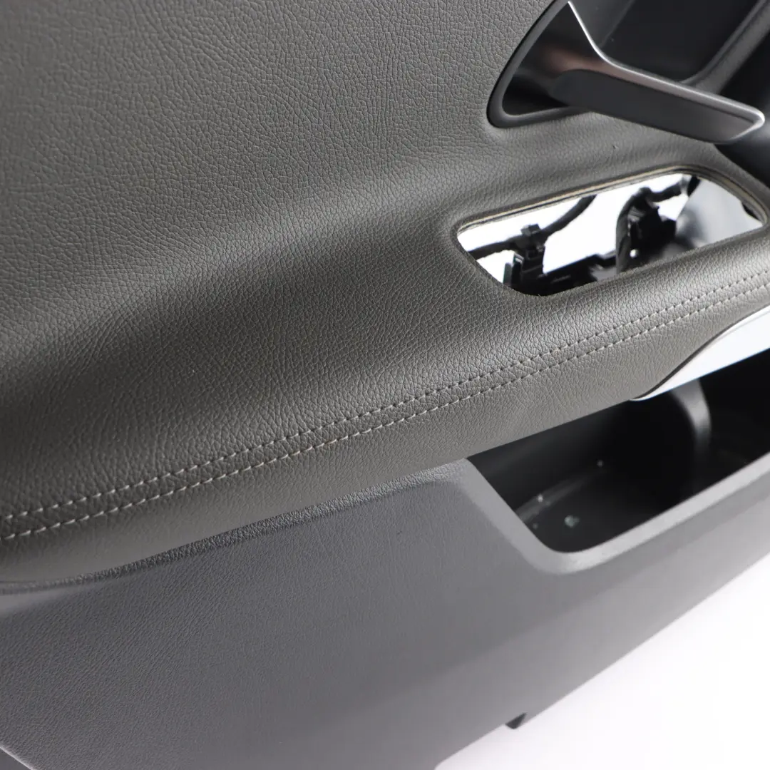 Mercedes W177 Door Card Front Left N/S Trim Panel Cover Interior Leather Grey