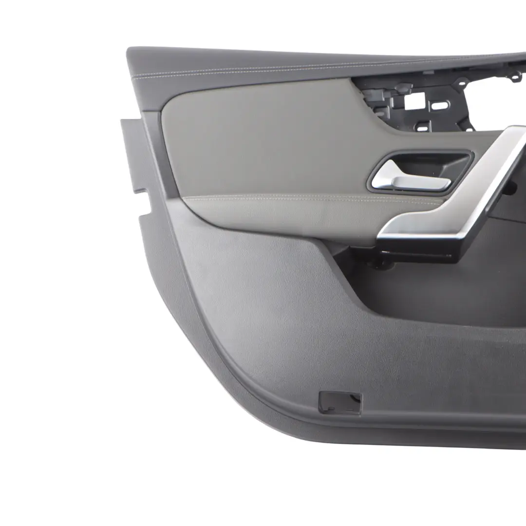 Mercedes W177 Door Card Front Left N/S Trim Panel Cover Interior Leather Grey
