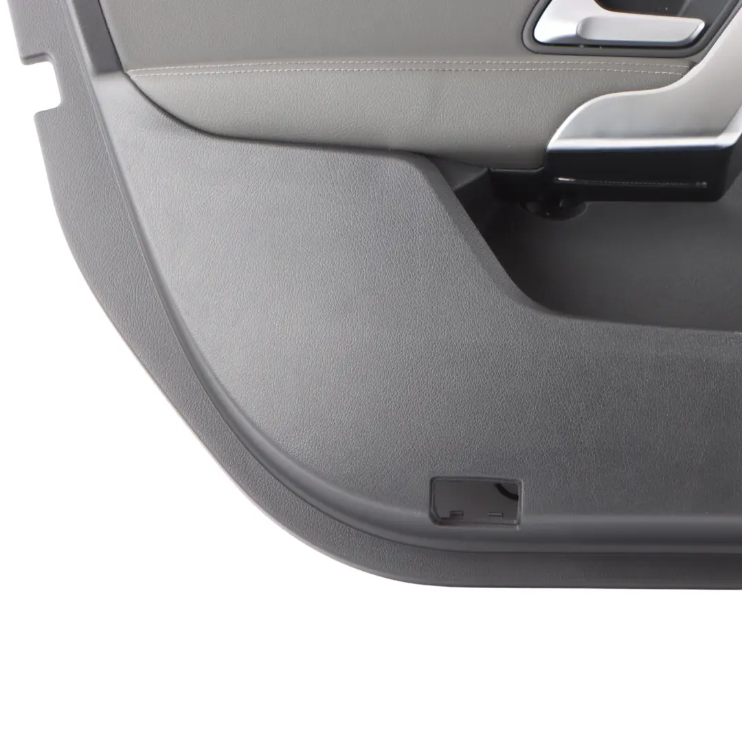 Mercedes W177 Door Card Front Left N/S Trim Panel Cover Interior Leather Grey