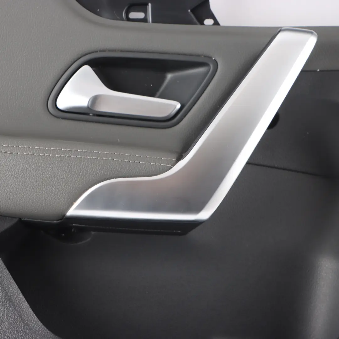 Mercedes W177 Door Card Front Left N/S Trim Panel Cover Interior Leather Grey