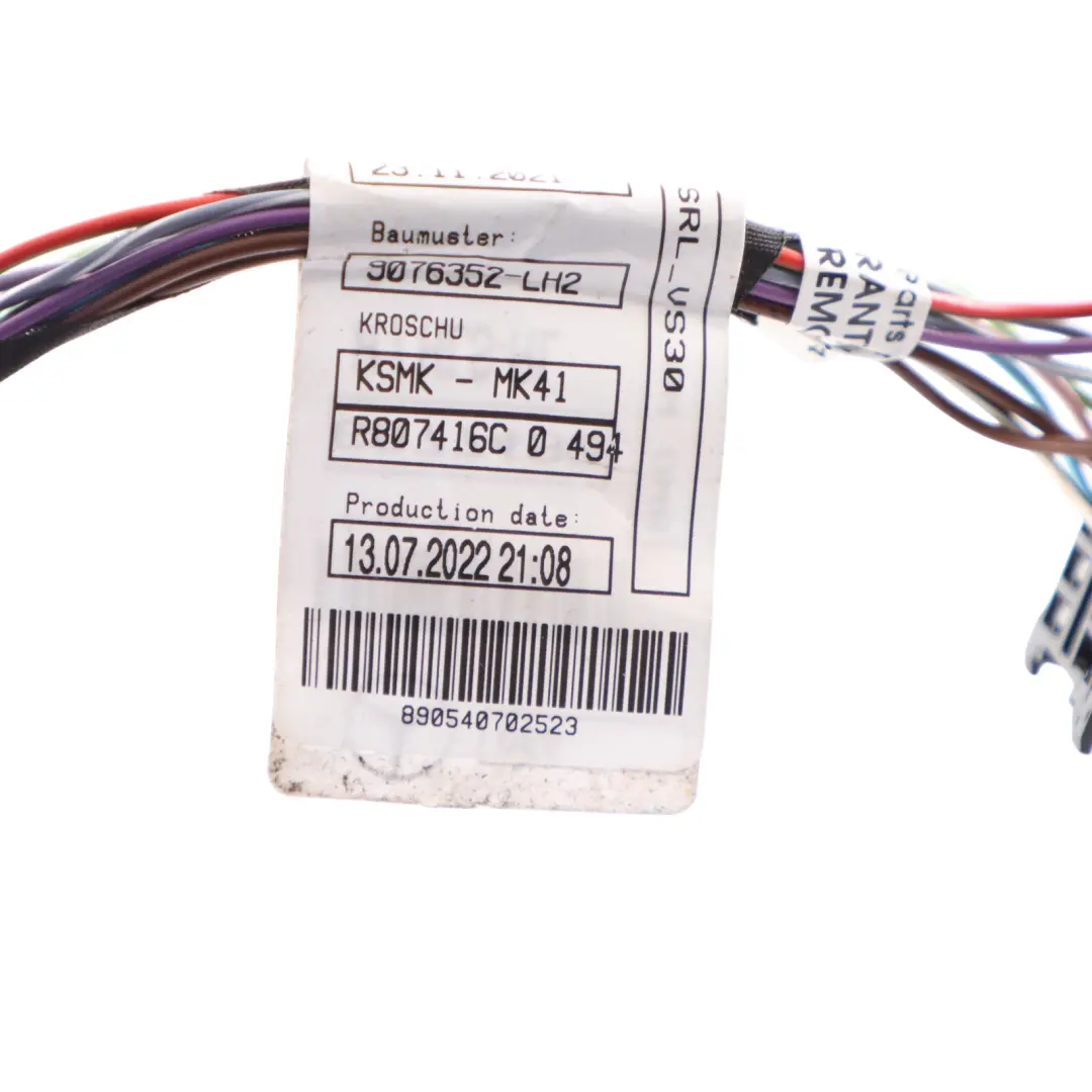 Mercedes Sprinter W907 W910 Wiring Cable Plug OBD Socket A2025405981 A9070005999