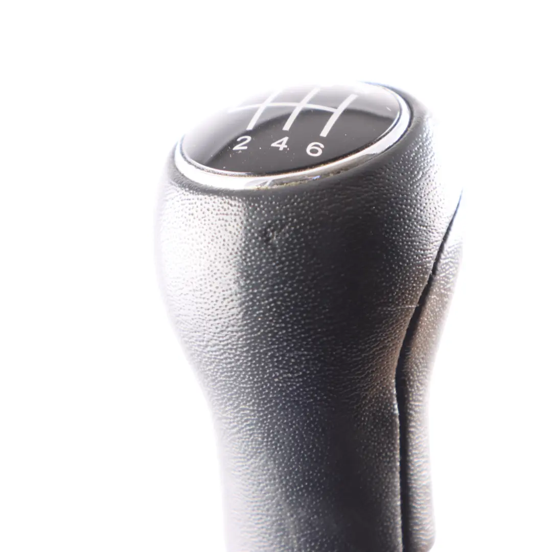 Mercedes W204 Gear Shift Knob 6 Speed Cover Black Leather A2042674610