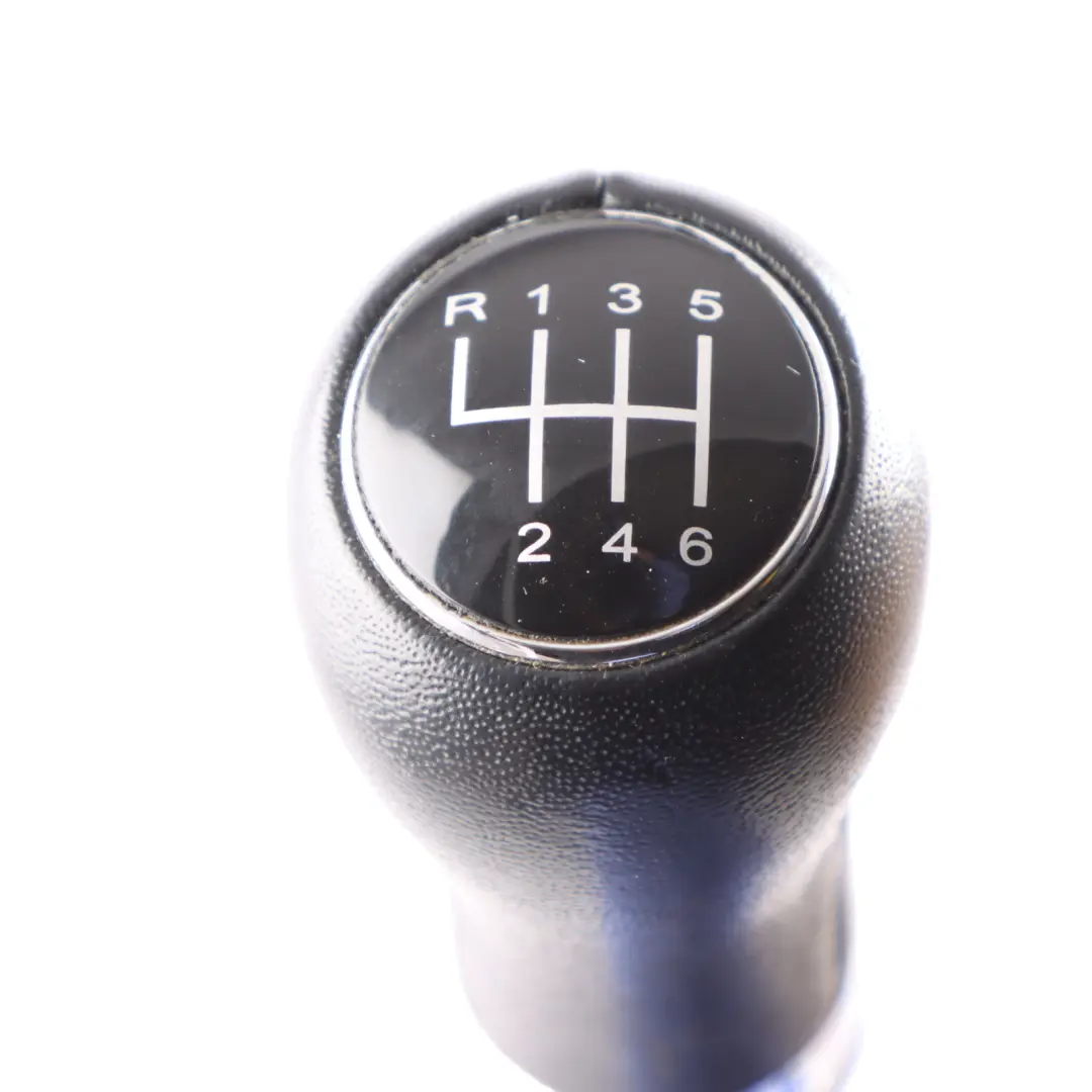 Mercedes W204 Gear Shift Knob 6 Speed Cover Black Leather A2042674610