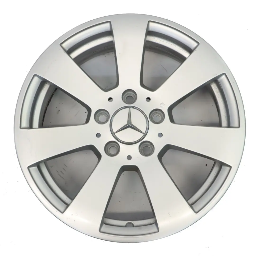 Mercedes W204 Silberne Leicht metall felge 7 Speichen 16" 6J ET:39 A2044011002