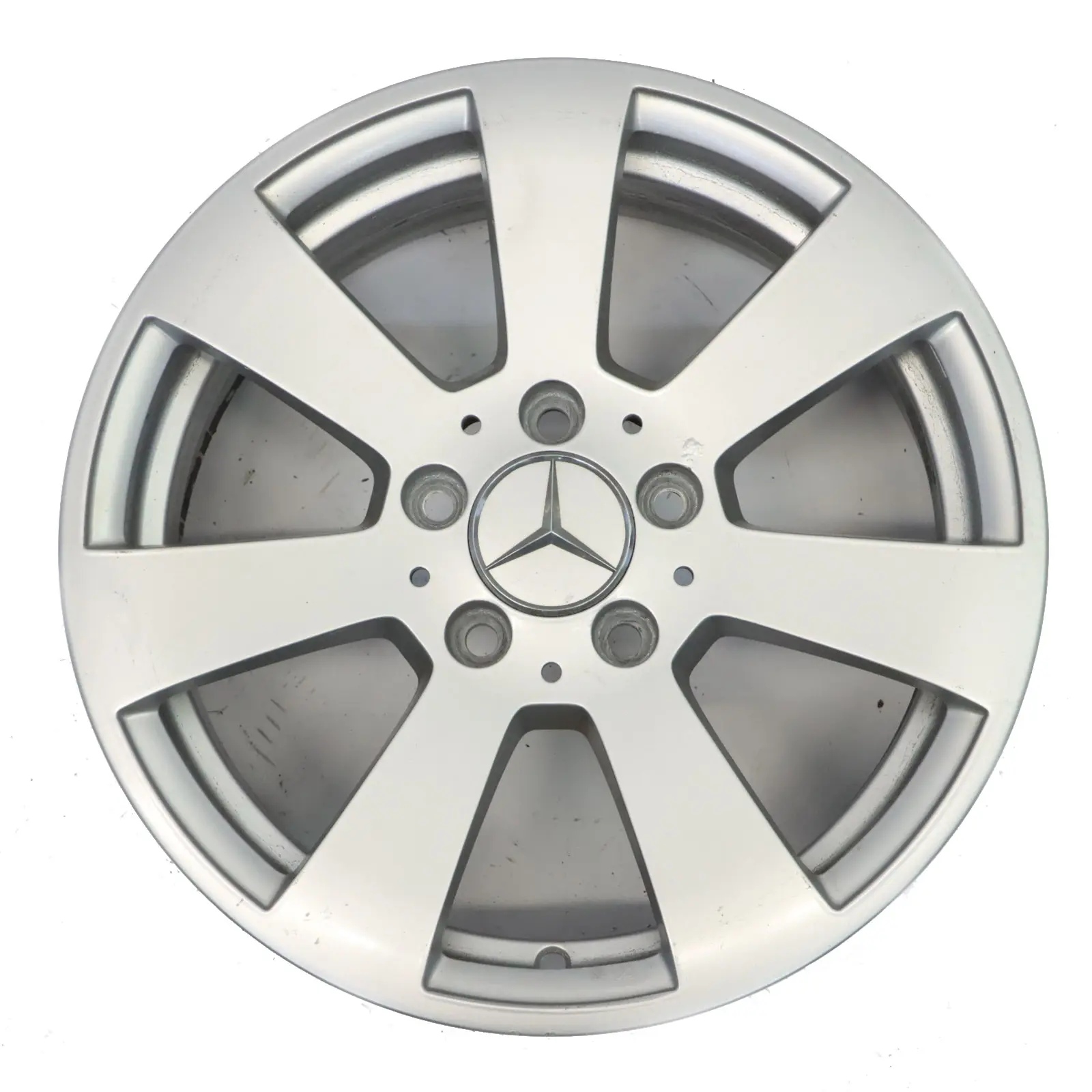 Llanta de aleación plateada Mercedes W204 de 7 radios 16" 6J ET:39 A2044011002