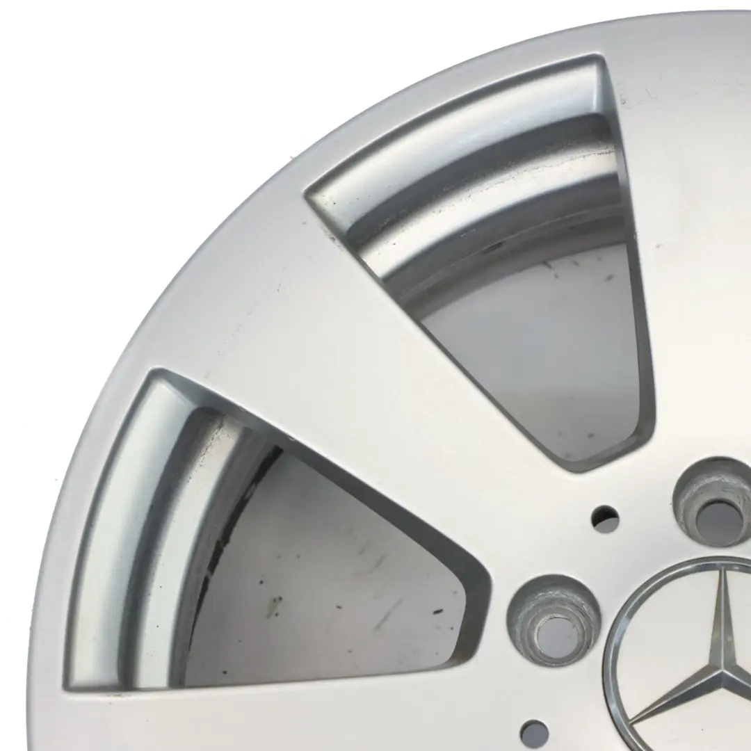 Mercedes W204 Silberne Leicht metall felge 7 Speichen 16" 6J ET:39 A2044011002