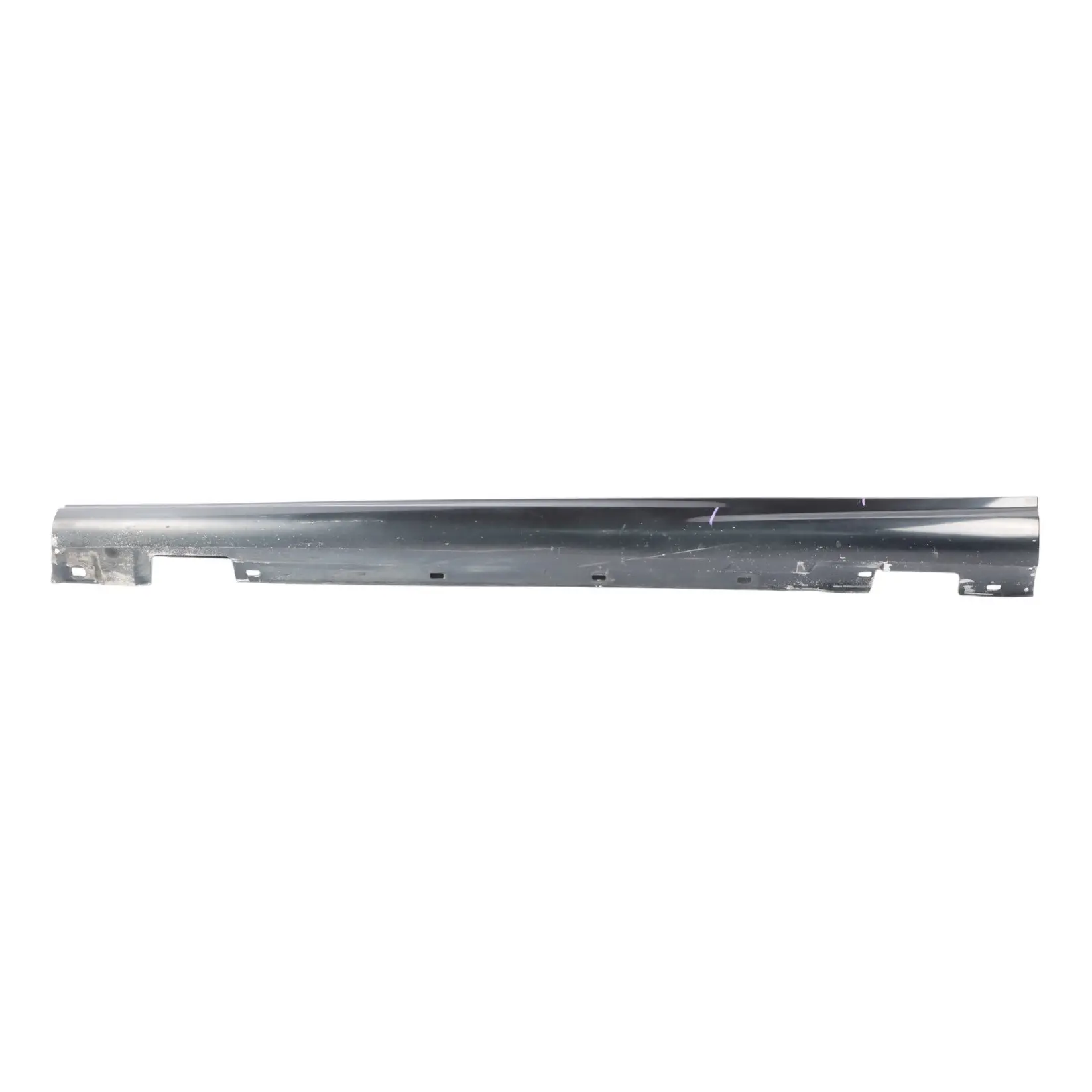 Mercedes C204 AMG Side Skirt Styling Door Sill Cover Left N/S Obsidian Black 197