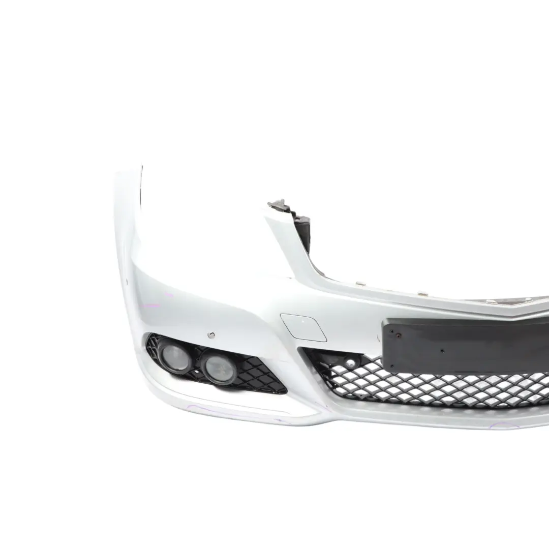 Mercedes W204 Front Bumper Sport Trim Panel Cover Iridium Silver Metallic - 775