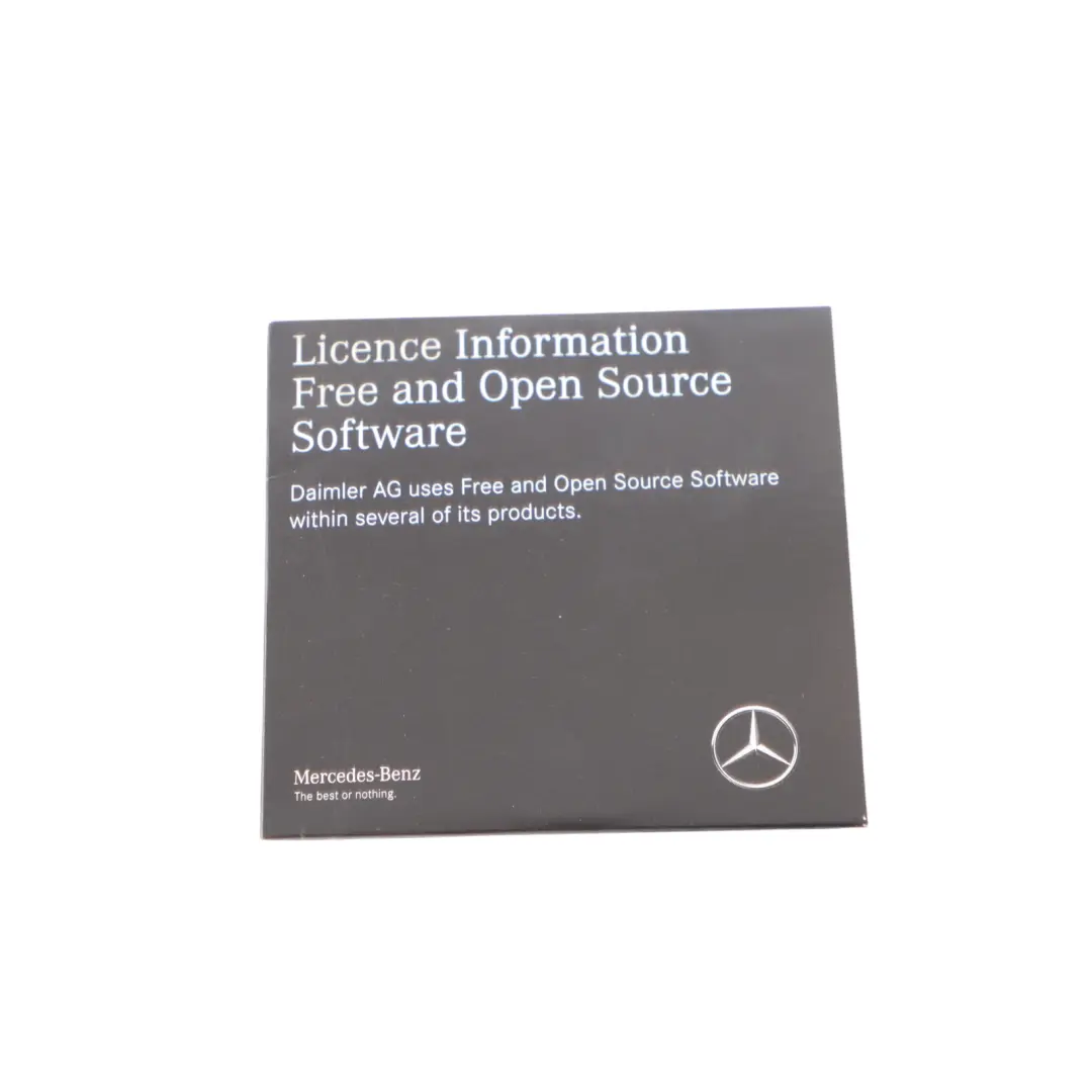 Mercedes W205 Owner's Handbook Book Instruction Booklet Manual Wallet Case Set