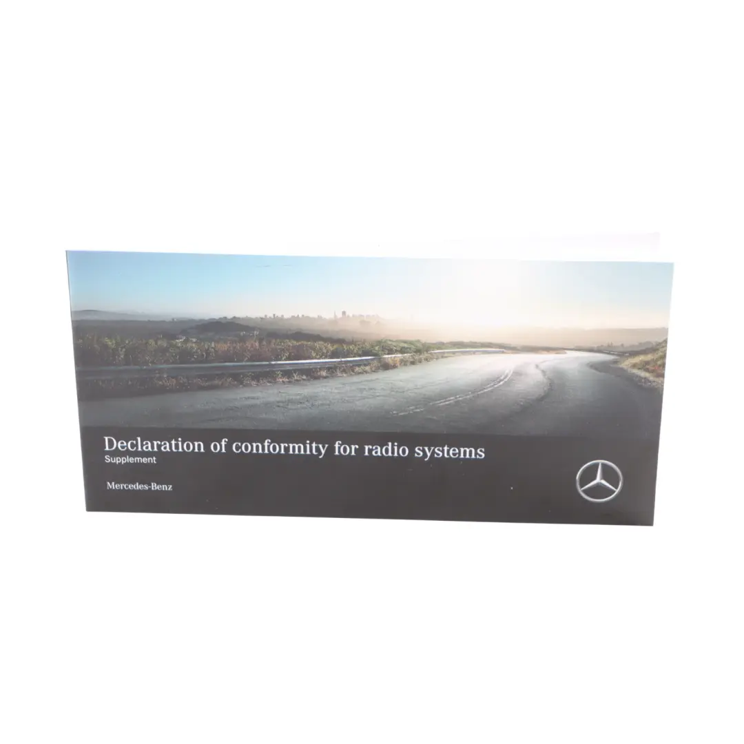 Mercedes W205 Owner's Handbook Book Instruction Booklet Manual Wallet Case Set
