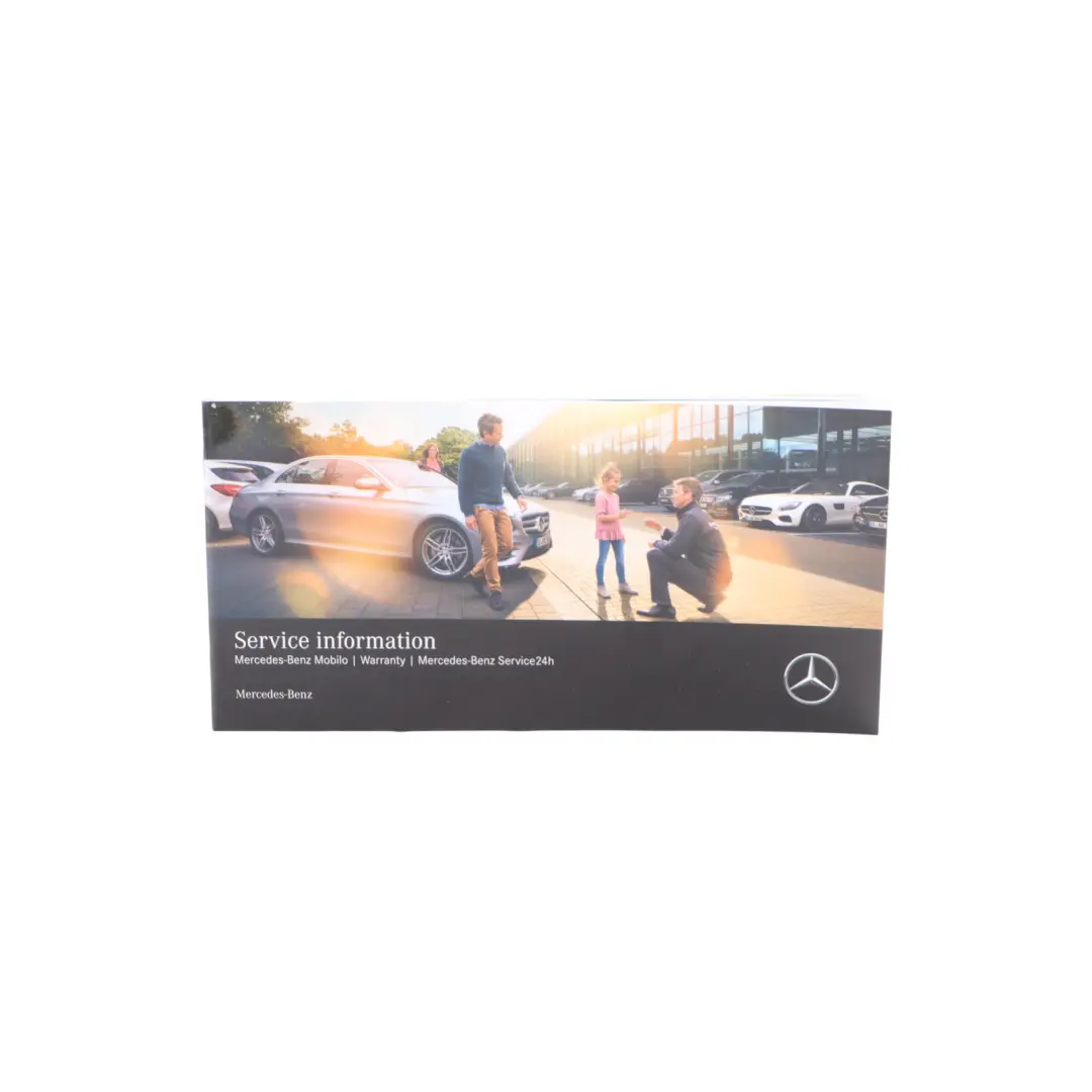 Mercedes W205 Owner's Handbook Book Instruction Booklet Manual Wallet Case Set