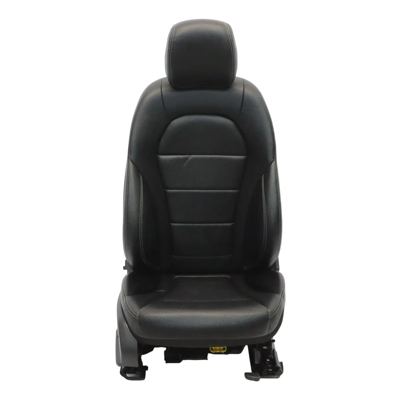 Imiation Asiento Cuero Mercedes W205 Calefactable Delantero Derecho Negro