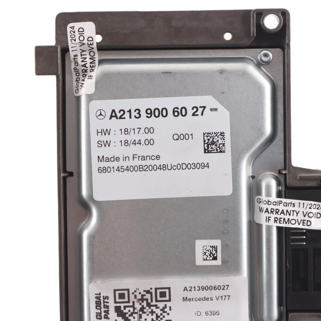 Mercedes V177 Driving Assistance Distronic Module Control Unit ECU A2139006027
