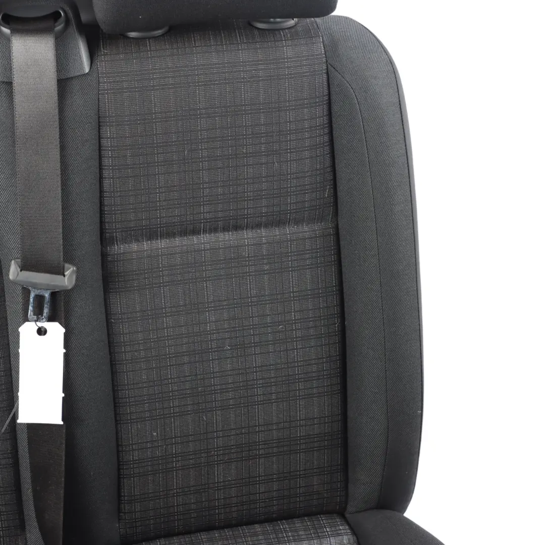 Double Seat Mercedes Vito W447 Front Passenger Side Cloth Fabric Black