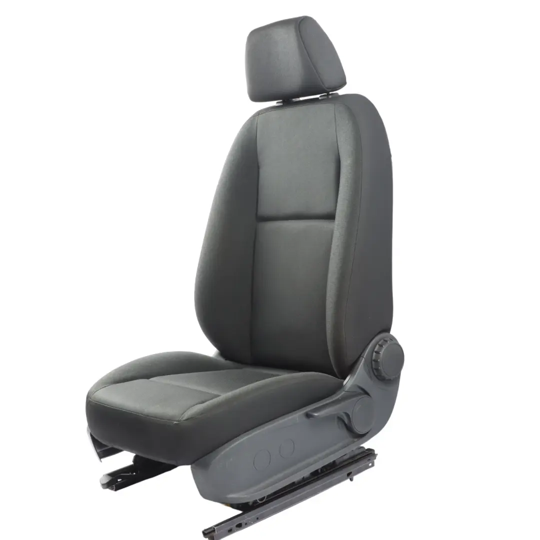 Mercedes Sprinter W907 Front Seat Left N/S Interior Cloth Fabric Black