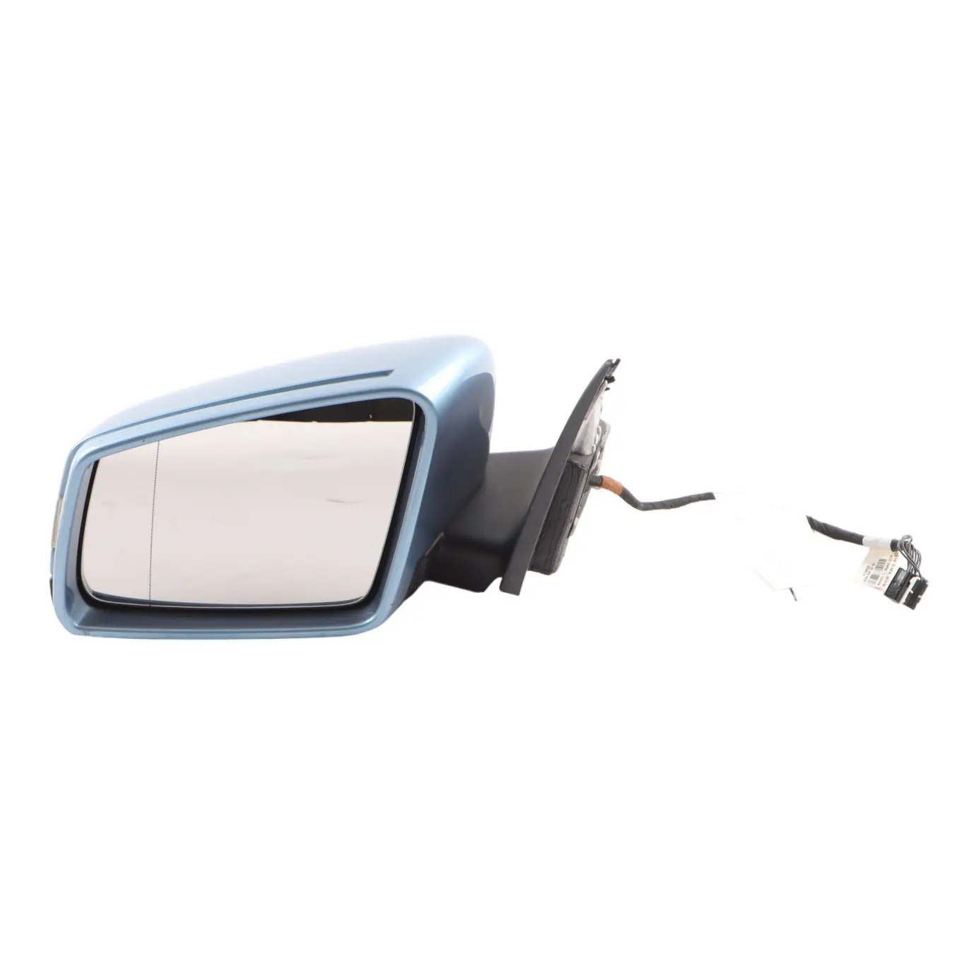 Wing Mirror Mercedes W204 Outside Left Door Indigolite Blue - 230 C-Class