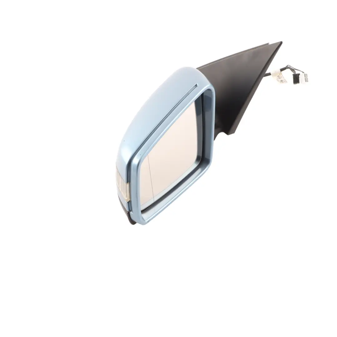 Wing Mirror Mercedes W204 Outside Left Door Indigolite Blue - 230 C-Class