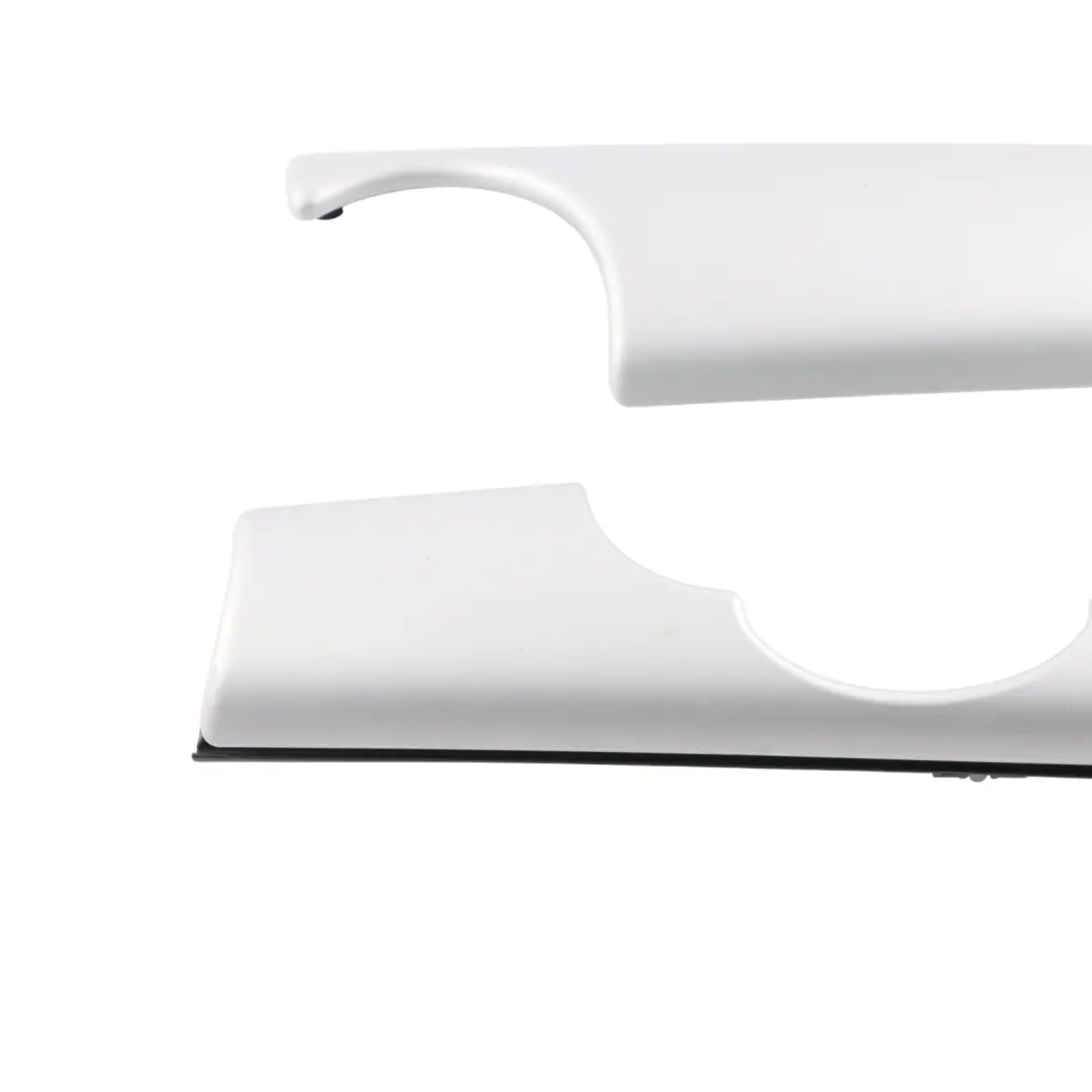 Mini Cooper R56 Upper Set Dashboard Panel Trim Cover White Silver