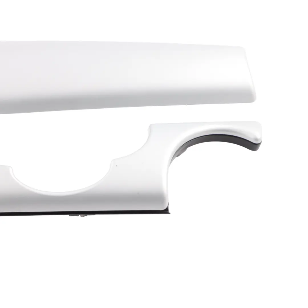 Mini Cooper R56 Upper Set Dashboard Panel Trim Cover White Silver