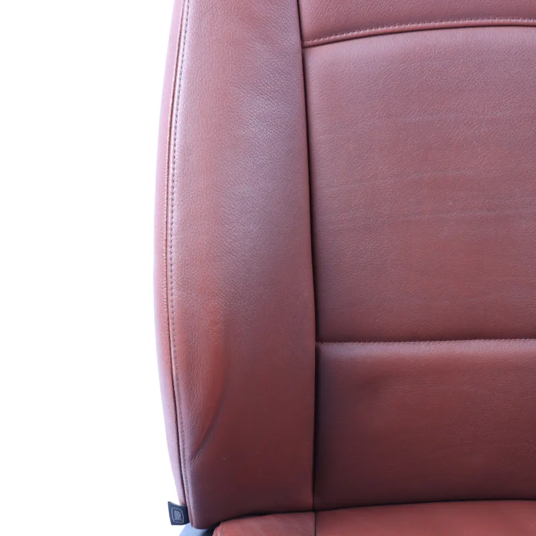 BMW X1 E84 Front Seat Right O/S Memory Leather Nevada Red Brown