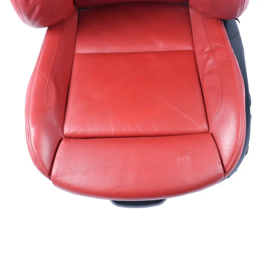 BMW E92 Front Seat M Sport Left N/S Red Leather Dakota Korall Red Memory Lumbar