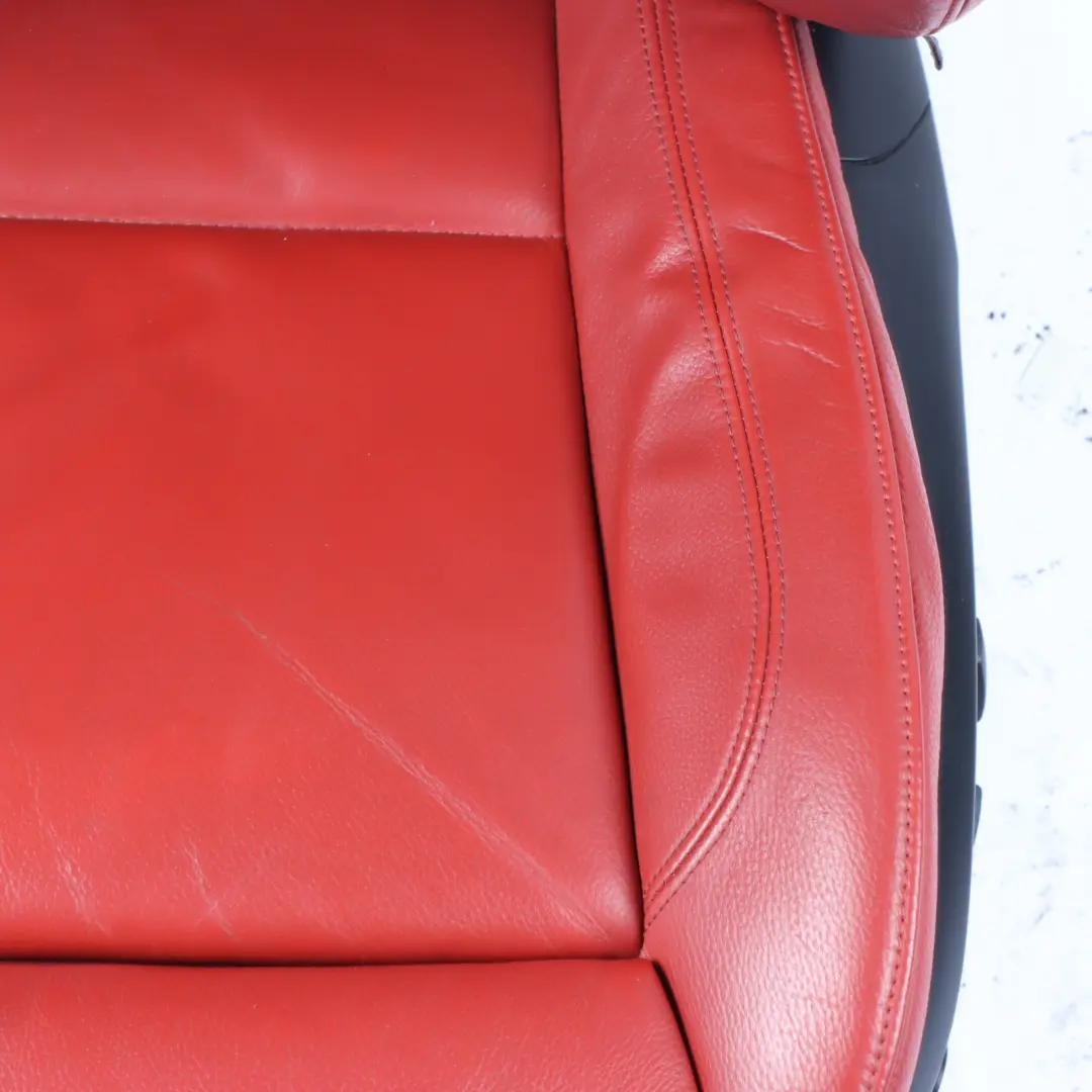 BMW E92 Front Seat M Sport Left N/S Red Leather Dakota Korall Red Memory Lumbar